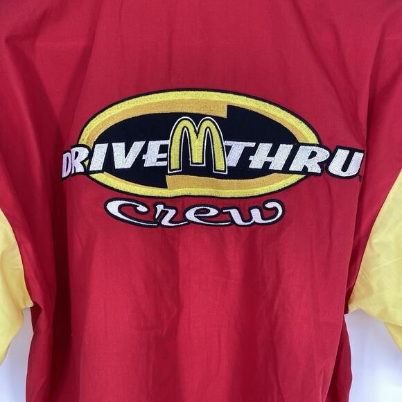 Andy Houston Nascar Jersey Signed Autographed McDonalds Drive Thru Crew 96